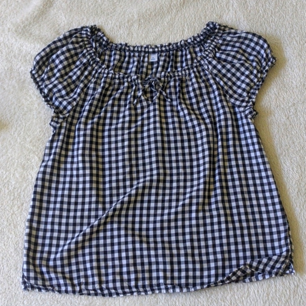 Old Navy buffalo plaid S/S top